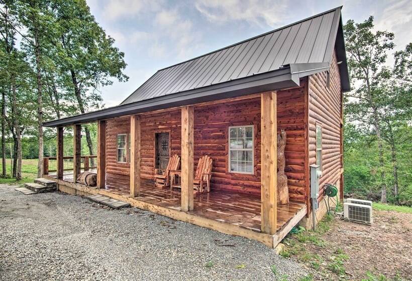 Secluded Log Cabin With Decks, Views & Lake Access