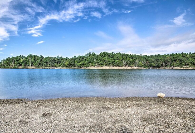 Secluded Log Cabin With Decks, Views & Lake Access