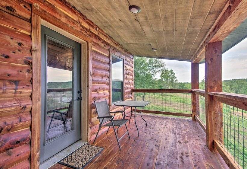 Secluded Log Cabin With Decks, Views & Lake Access
