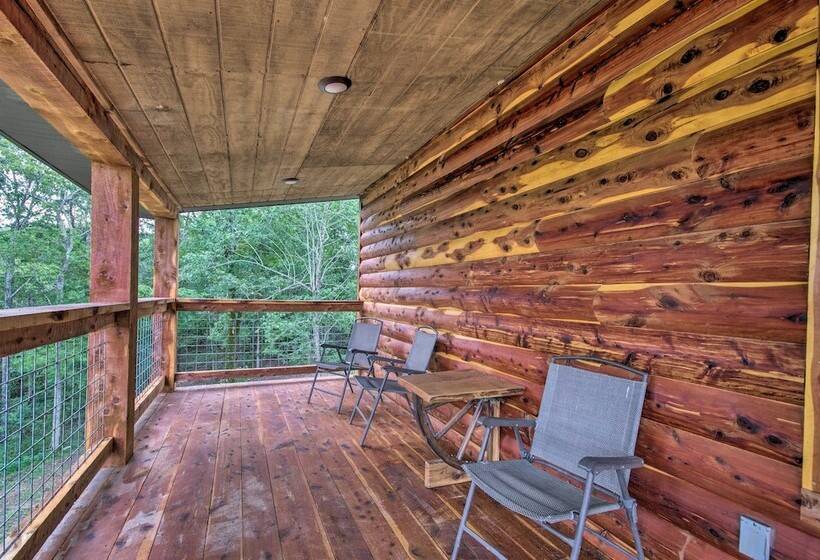 Secluded Log Cabin With Decks, Views & Lake Access
