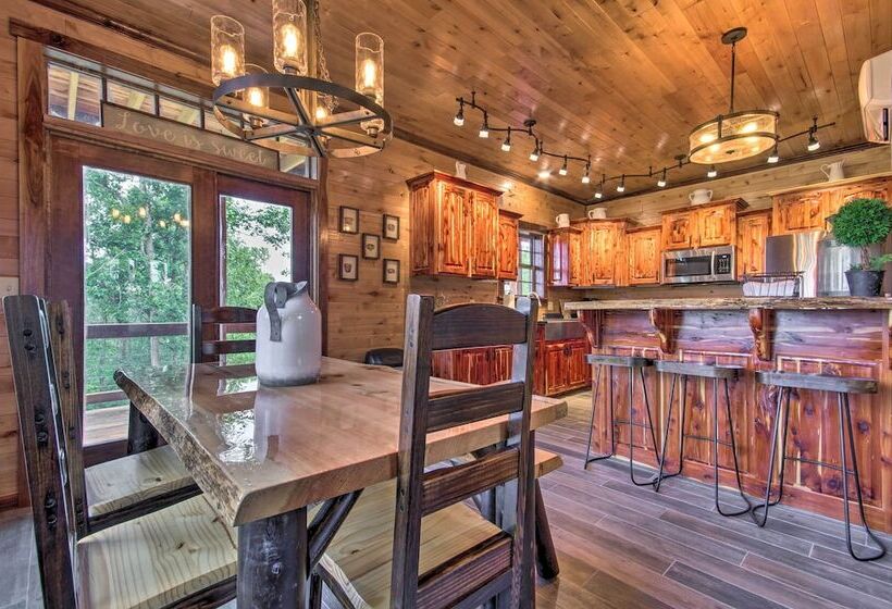 Secluded Log Cabin With Decks, Views & Lake Access