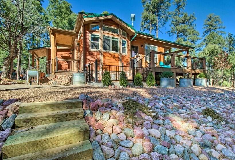 Near Hiking: Cabin W/ Deck & Grill In Show Low