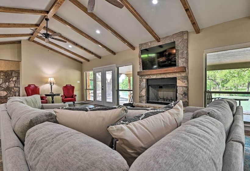 Spacious Christoval Home With Riverfront Oasis!