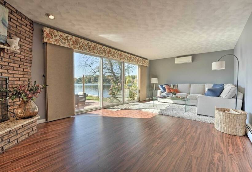 Spacious Delton Home W/ Fire Pit + Lake Views