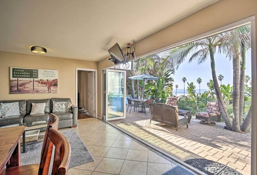 Tropical Oceanside Home W/ Deck, Walk To Beach