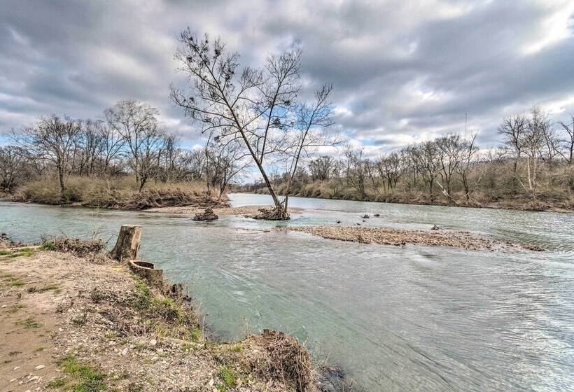Upscale Riverfront Home W/ Beach & Fire Pit!