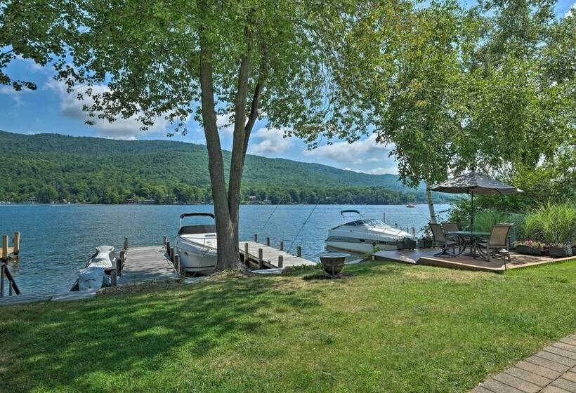 Waterfront Home On Lake George W/ Boat Dock!