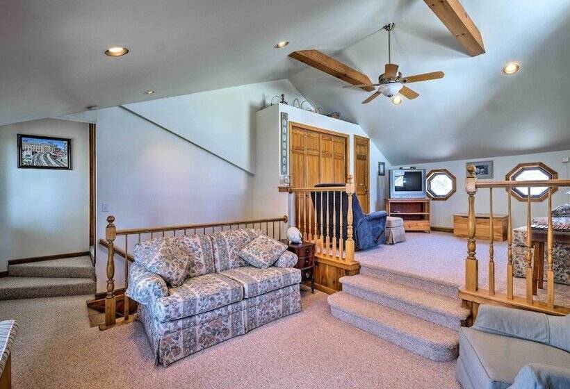 Waterfront Home On Lake George W/ Boat Dock!