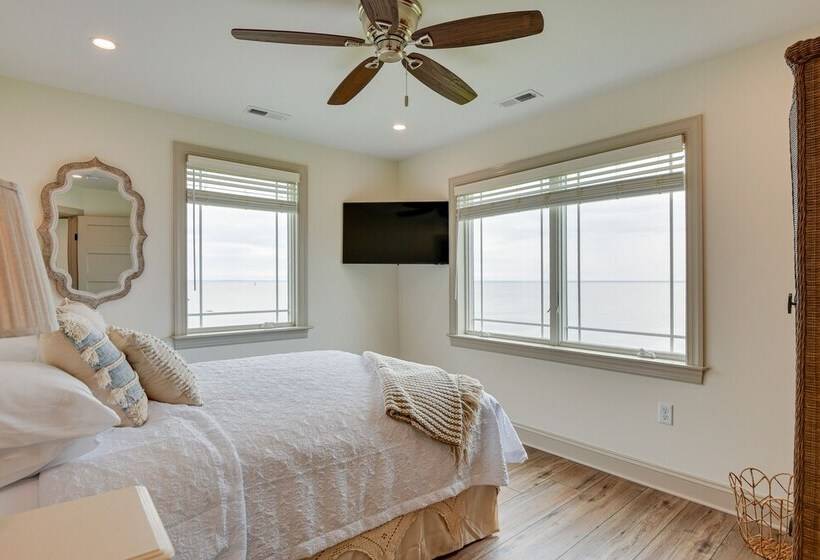 Waterfront Maryland Vacation Home: Private Beach!