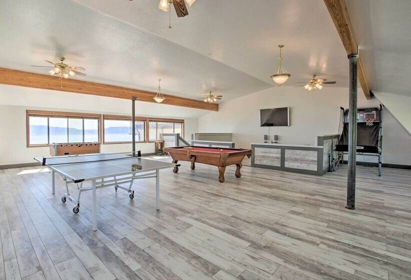 Breathtaking Bear Lake Escape W/ Game Room & View!