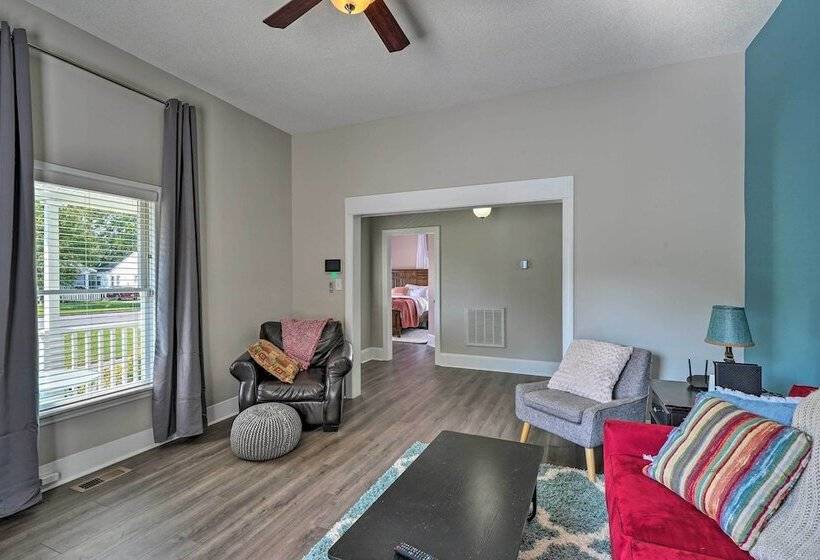 Bright Durham Home W/ Fully Furnished Deck!