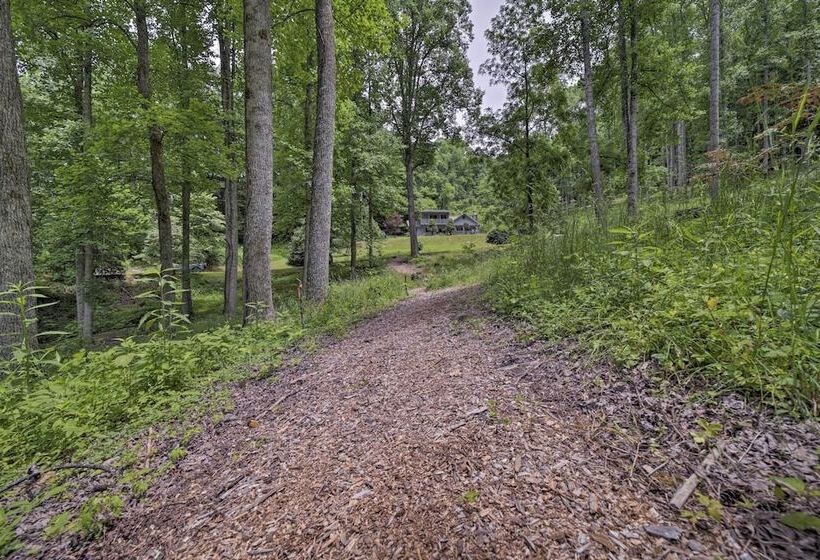 Bryson City Home W/ Private Fire Pit & Creek!
