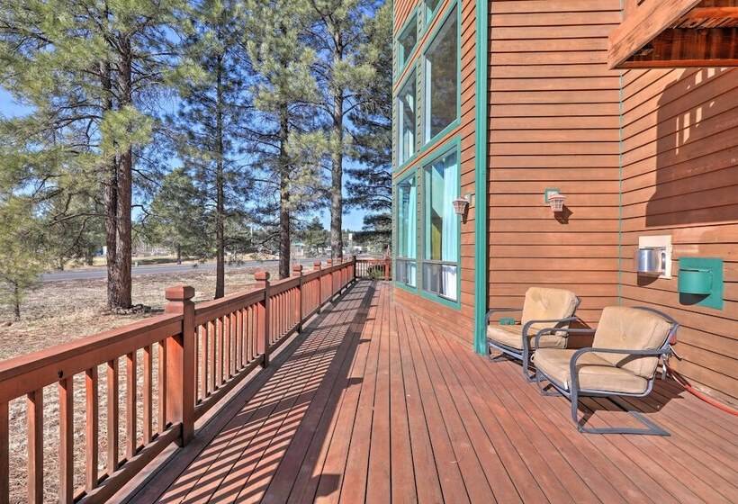 Munds Park Cabin: Deck, Near Pinewood Golf Course