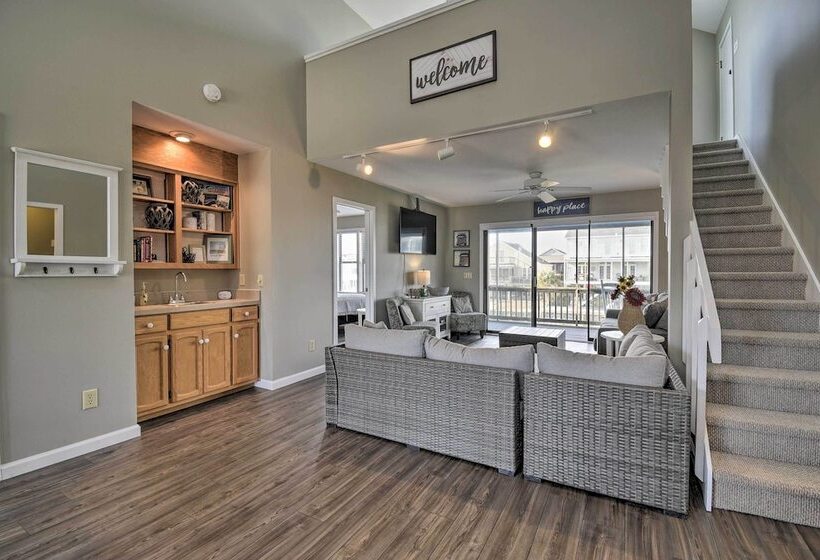 Steps To Sunset Beach: Canal Front Home W/ Dock!