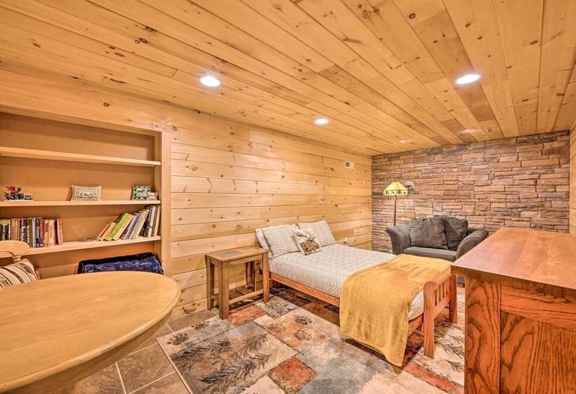 Carroll Log Cabin W/ Deck < 9 Mi To Bretton Woods!