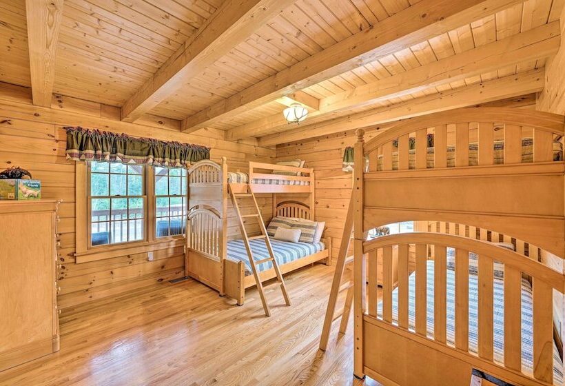 Carroll Log Cabin W/ Deck < 9 Mi To Bretton Woods!