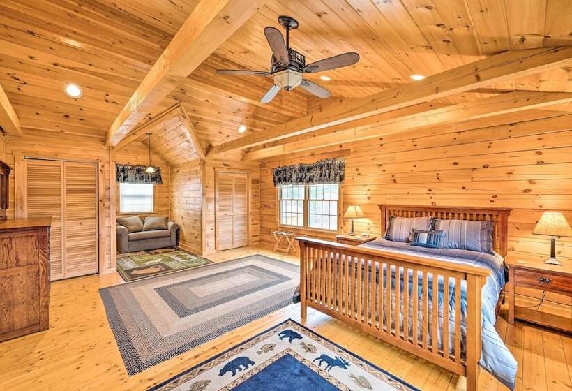 Carroll Log Cabin W/ Deck < 9 Mi To Bretton Woods!