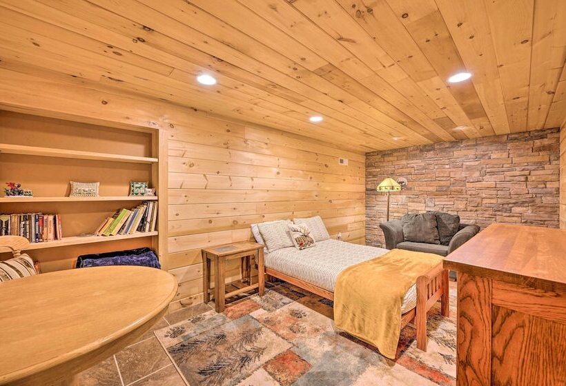 Carroll Log Cabin W/ Deck < 9 Mi To Bretton Woods!