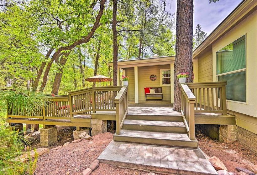 Creekside Payson Cabin W/ Deck   Near Hiking!