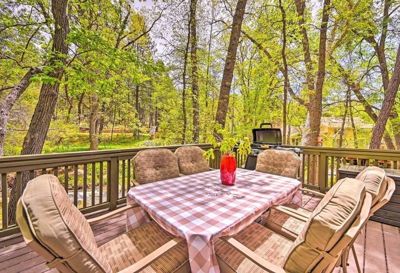 Creekside Payson Cabin W/ Deck   Near Hiking!