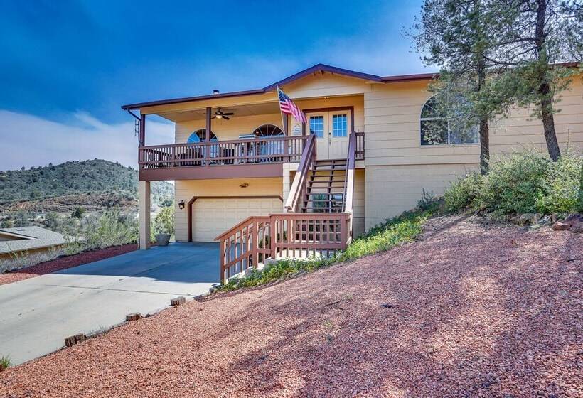 5 Mi To Dtwn Prescott: Home W/ Deck & Mtn Views