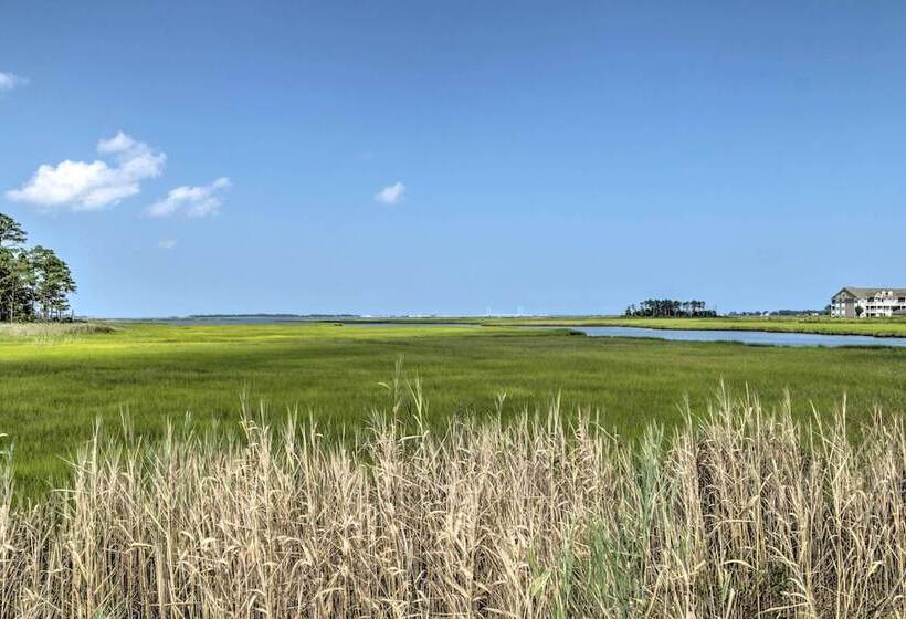 Chic Ocean View Home ~ 5 Mi To Bethany Beach!
