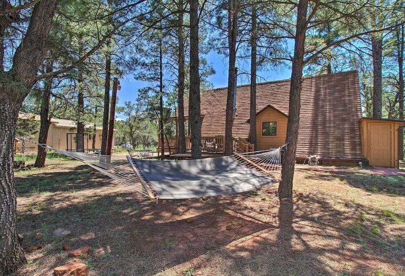 Cozy A Frame Cabin In Overgaard: Pets Welcome