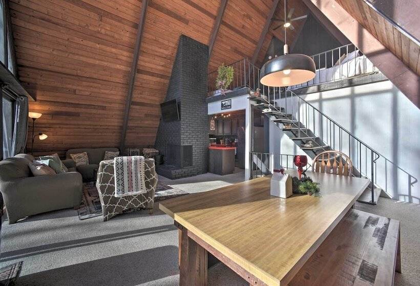 Cozy A Frame Cabin W/ Pool Table: 8 Mi To Mt Snow!