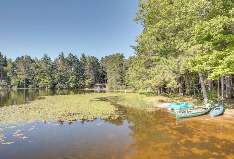 Cozy Northwoods Cabin W/ Private Lake Access
