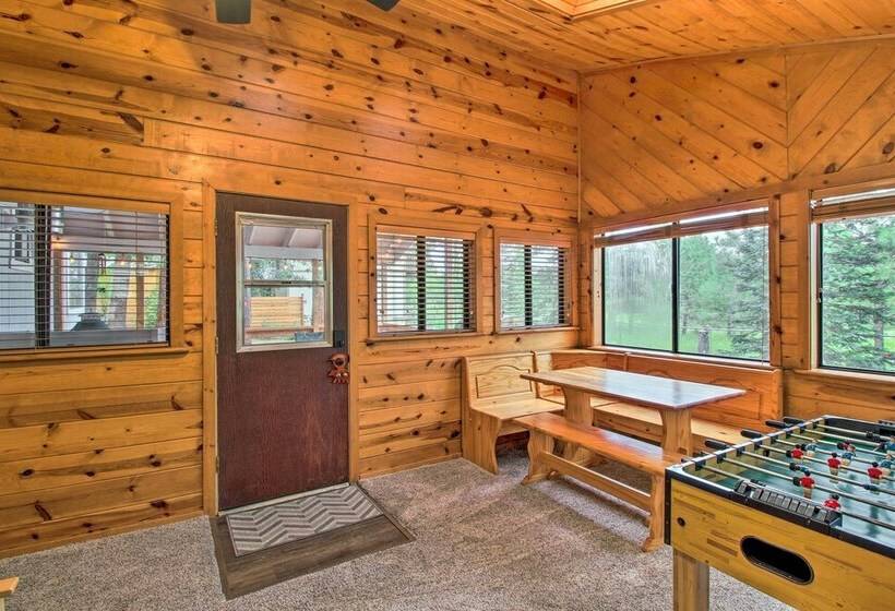 Bring A Pet: Pinetop Cabin W/ Game Room!