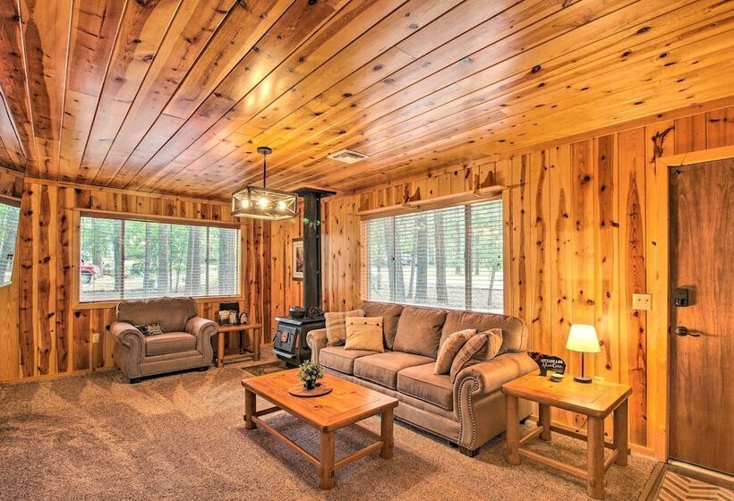 Bring A Pet: Pinetop Cabin W/ Game Room!
