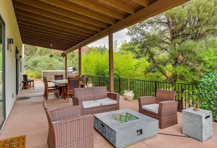 Sedona Retreat W/ Patio, Bar & Swim Spa!