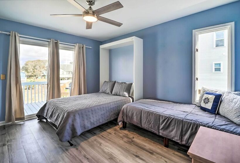 Oceanside Oak Island Getaway: For Families & Pets!