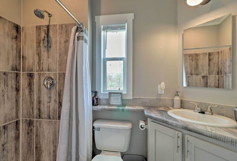 Modern Sunset Cabin W/ Wood Fire Pit!