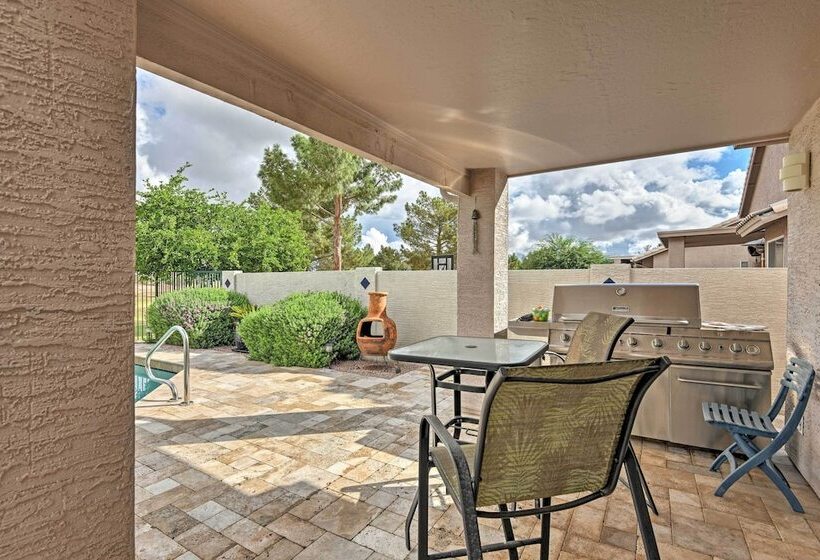 Gilbert House W/ Private Pool & Golf Course Views!
