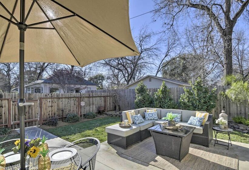 Ideally Located Chico Home   Fire Pit & Grill