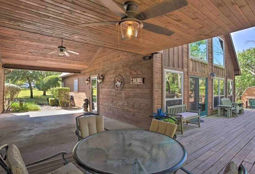 Lakefront Living: Private Dock, Deck, & Game Room!