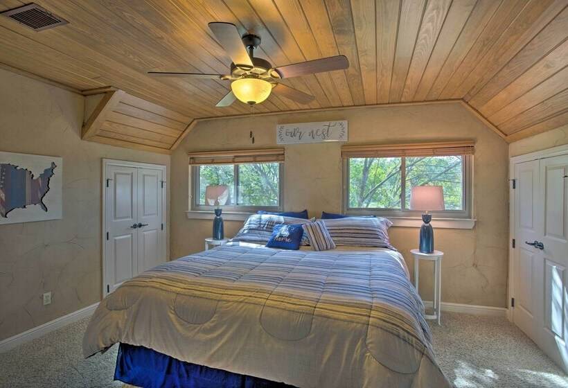 Lakefront Living: Private Dock, Deck, & Game Room!