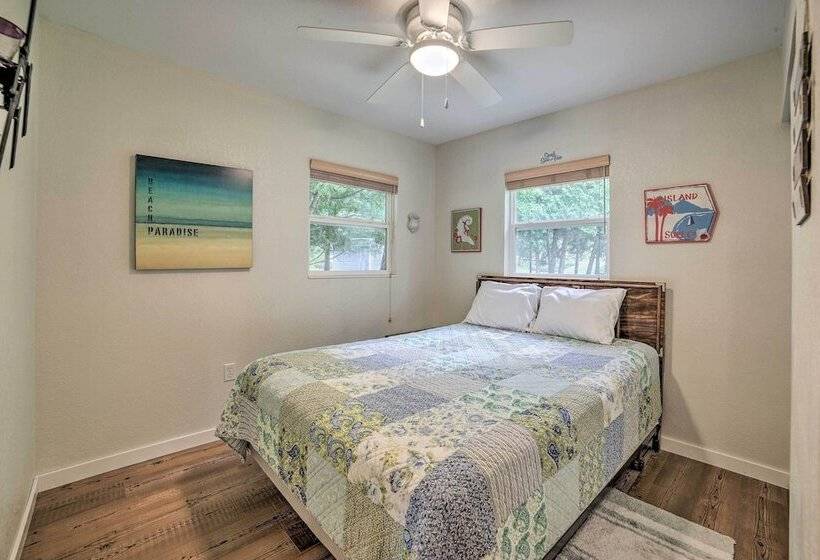 Lakefront Mecosta Cottage: Dock, Beach Access