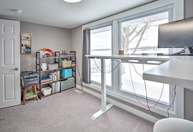 Lakeside Retreat W/ Office & Stunning Views!