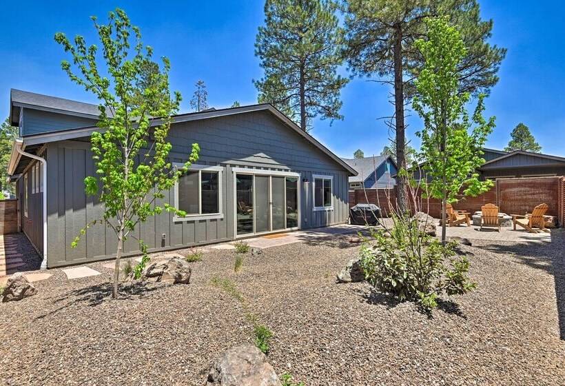 Modern Flagstaff Retreat W/ Fire Pit & Ev Charger!