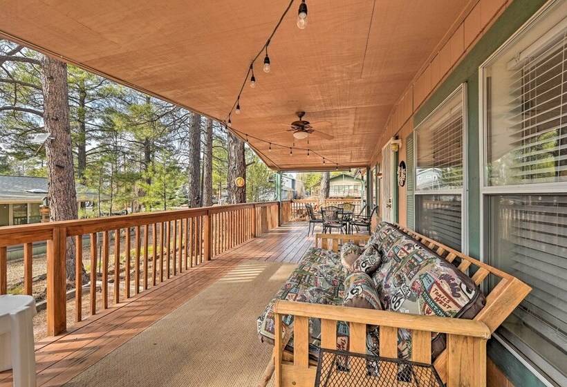 Munds Park Cabin W/ Wraparound Deck & Grill!