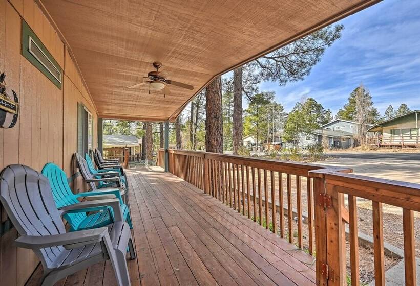 Munds Park Cabin W/ Wraparound Deck & Grill!