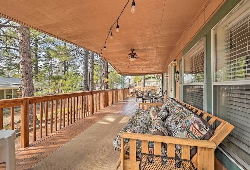 Munds Park Cabin W/ Wraparound Deck & Grill!