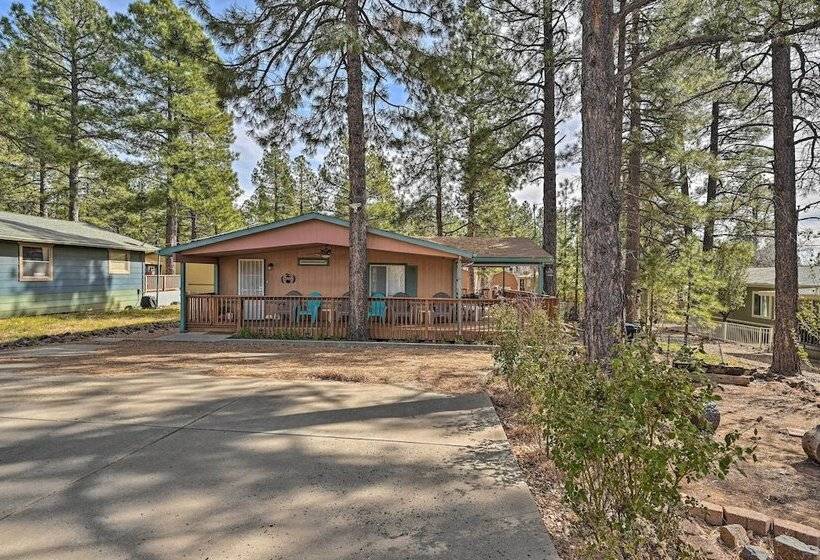 Munds Park Cabin W/ Wraparound Deck & Grill!