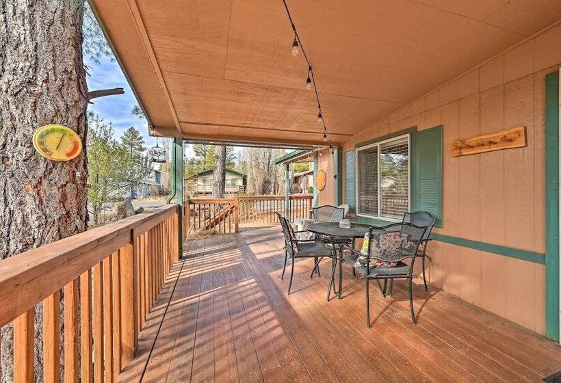 Munds Park Cabin W/ Wraparound Deck & Grill!