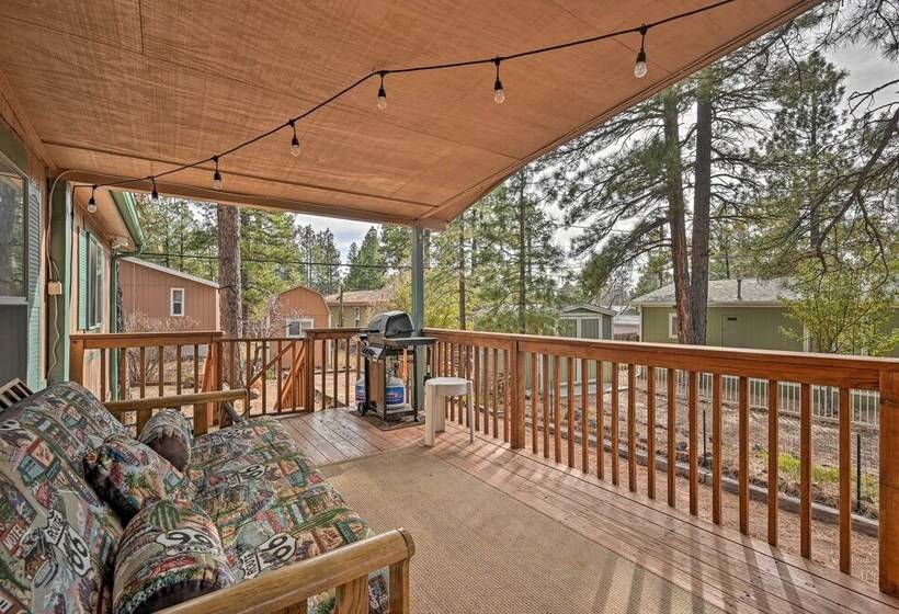 Munds Park Cabin W/ Wraparound Deck & Grill!