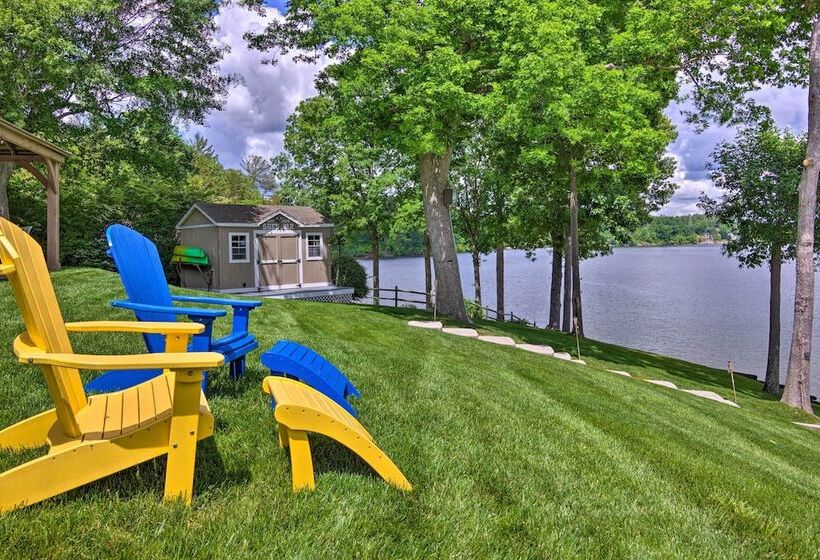 Paradise Lakehouse  In Hickory W/ Dock & Views!