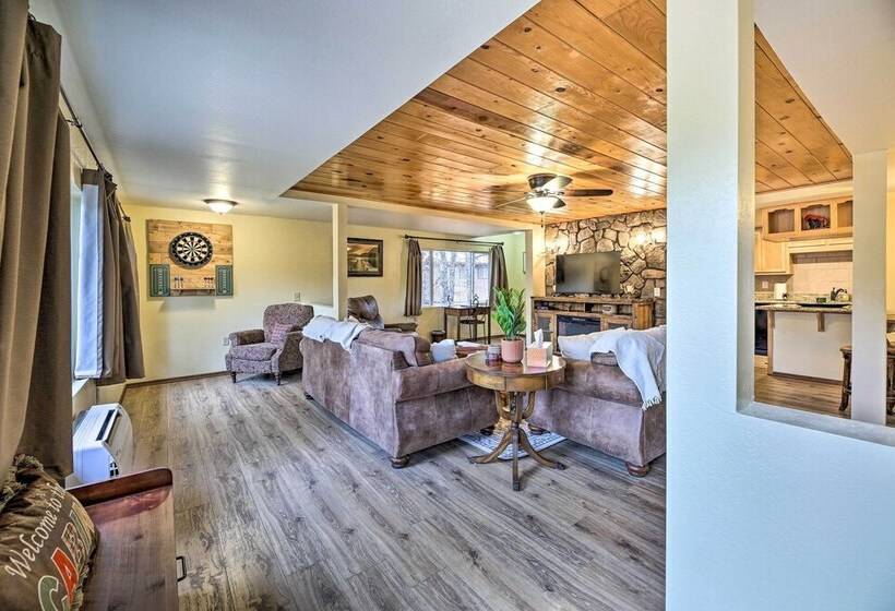 Large Yard W/ Fire Pit: Show Low Cabin