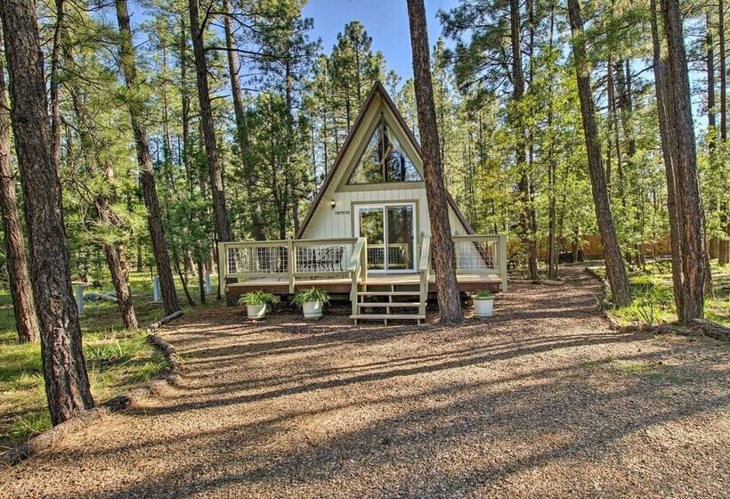 A Frame Cabin W/ Deck & Grill In Pinetop!
